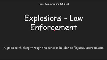 Explosions - Law Enforcement - Concept Builder