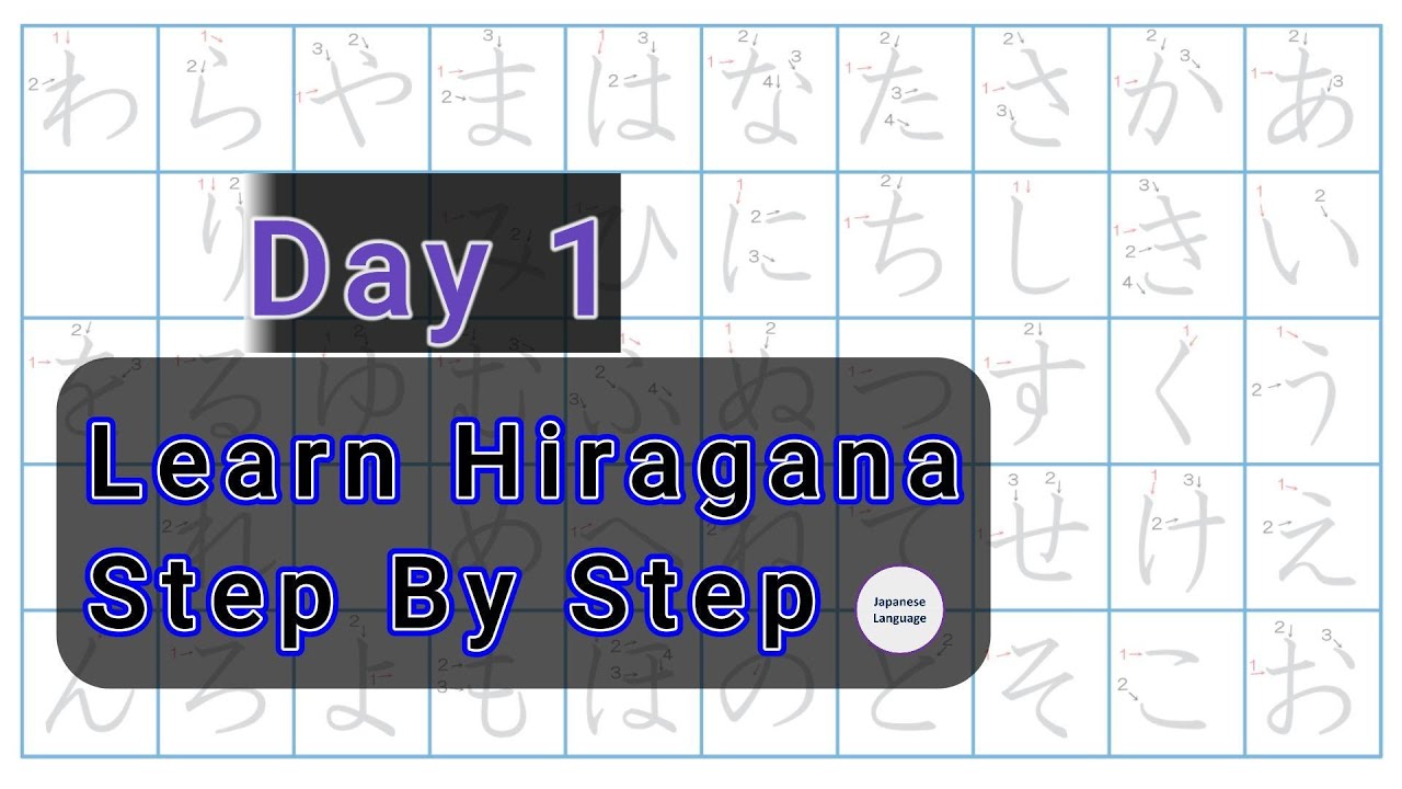 Learn Japanese Hiragana: First 5 Characters (あ, い, う, え, お) | Step-by ...