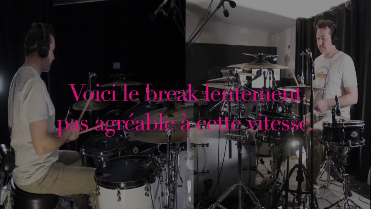 Drum Lesson Half time shuffle avec break influence Jeff Porcaro john