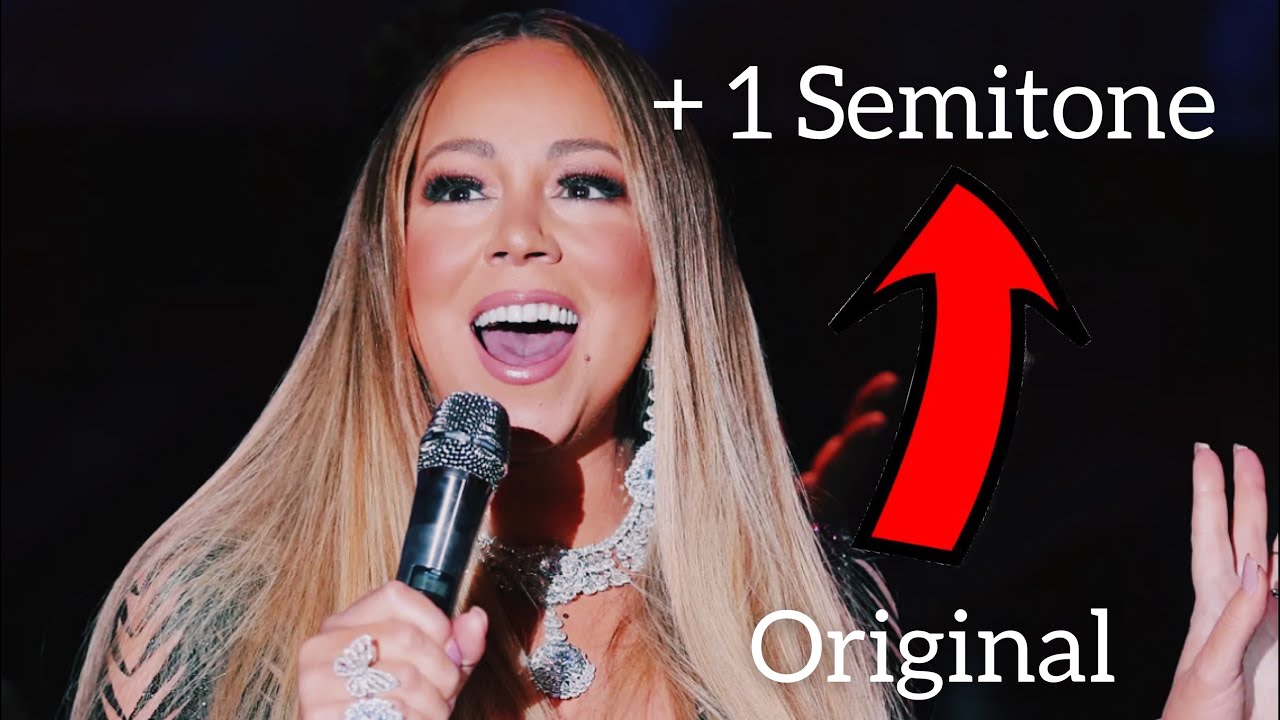 Pitching up Mariah Carey vocals to different KEYS!!