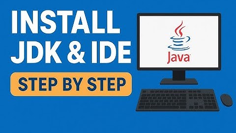 🧑‍💻 How to Install Java JDK and IDE | Complete Beginner Tutorial