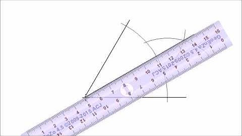How to divide an angle into two equal parts