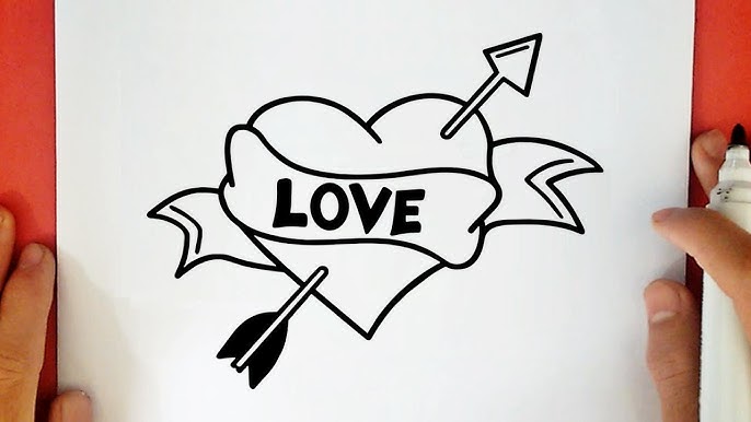 Come Disegnare Un Cuore Tumblr Youtube