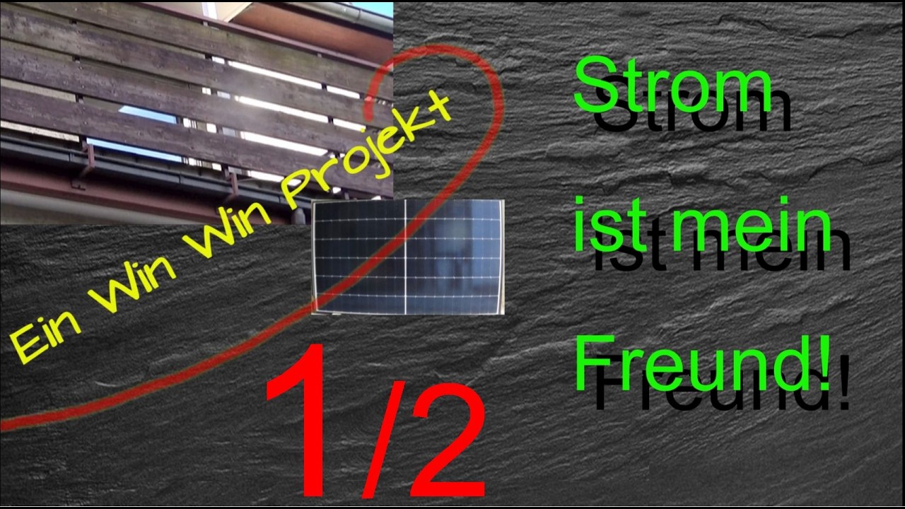 PV-3 Balkon-Sanierung mit PV: Alte Bretter sind out – PV-Power ist in! (Teil 1/2)