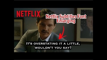 How To change Netflix Subtitles Font Size | Iphone | IOS | Enlarging | MUBARIS511