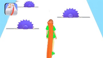 Hair Runner Challenge 3d - All Levels Gameplay Walkthrough (Android, iOS)