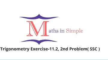 Trigonometry Exercises-11.2 (2Q) | Free SSC Mathematics | Video # 12