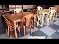 Fibre Plastic Dining Table with 4 Chairs  Available on Mathikere Bangalore 2024