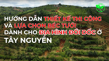 HƯỚNG DẪN THIẾT KẾ HỆ THỐNG BÉC TƯỚI ĐẤT ĐỒI DỐC TẠI ĐẮK NÔNG