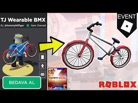 HOW TO GET THE TJ WEARABLE BMX IN ROBLOX TOMMY PLAY EVENT ! FREE NEW BMX ITEM IN AVATAR !