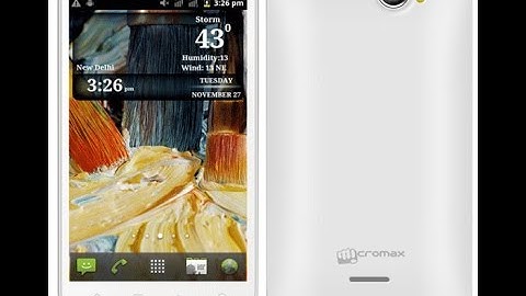 Micromax A65 Hard Reset and Forgot Password Recovery, Factory Reset