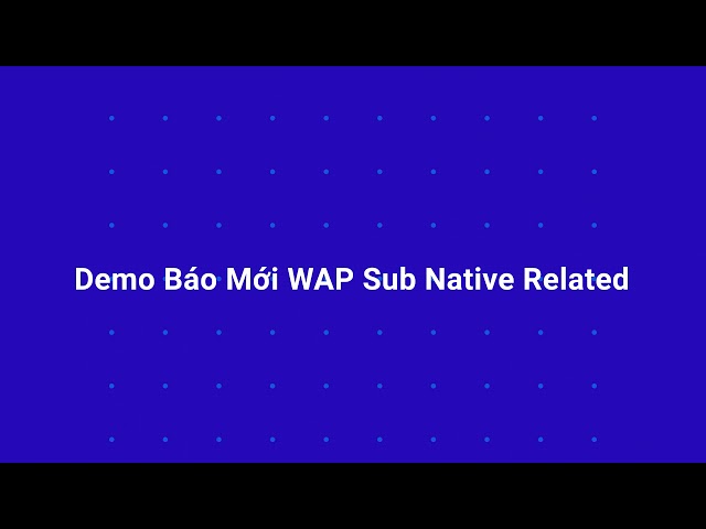 Native ads demo - Bao Moi Mobile