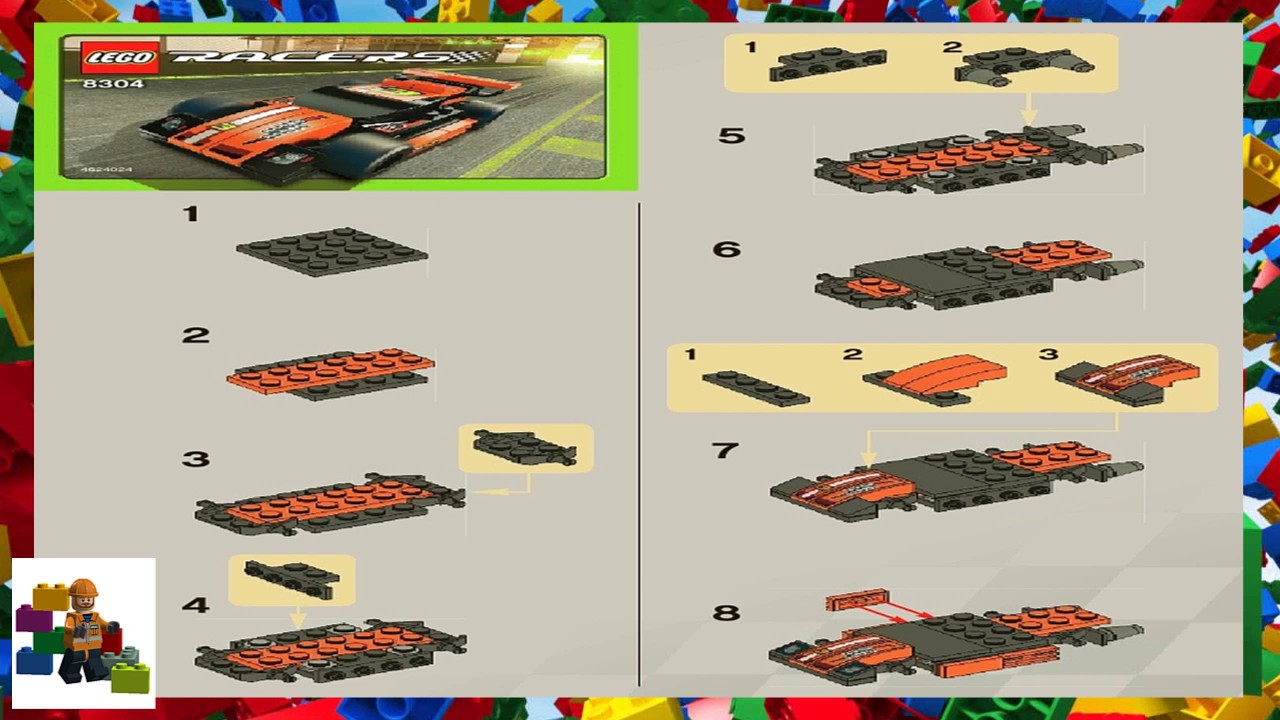 LEGO instructions - Racers - 8304 Smokin' Slickster -