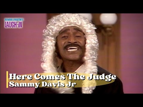 Here Comes The Judge | Sammy Davis Jr | Rowan & Martin's Laugh-In