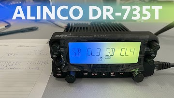 Любительская радиостанция на два диапазона с RGB подсветкой - Alinco DR-735T