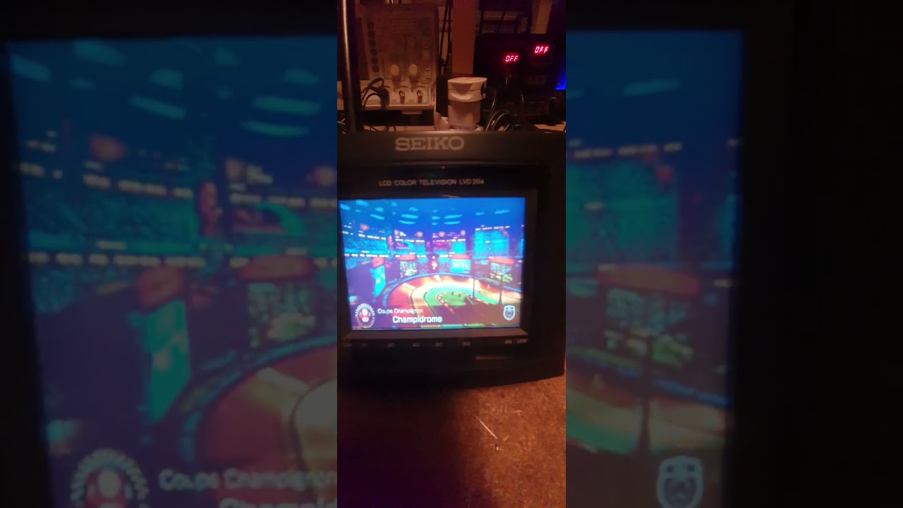 Two newly restored seiko lvd-204 featuring mario kart 8 over RF part 2