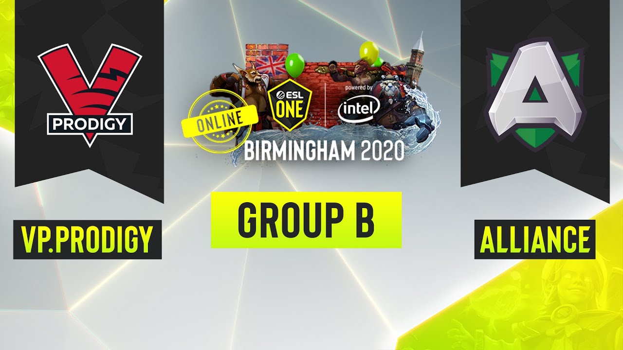 Dota2 - VP.Prodigy vs. Alliance - Game 1 - ESL One Birmingham 2020 - Group B - EU