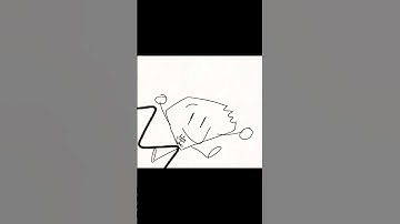 Ruby falls down the stairs!!1!11!1!! #animation #funny #memes #flipaclip #bfb