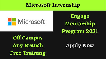 Microsoft Engage Mentorship 2021 | Microsoft Engage Mentorship Program | Past Experience