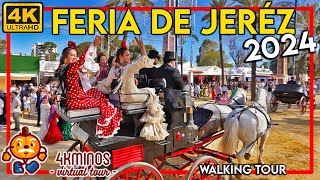 FERIA DE JEREZ 2024 | 4K UHD | Walking Virtual Tour Spain