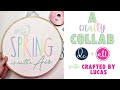 A spring craft collaboration with crafted by lucas  cricut spring decor