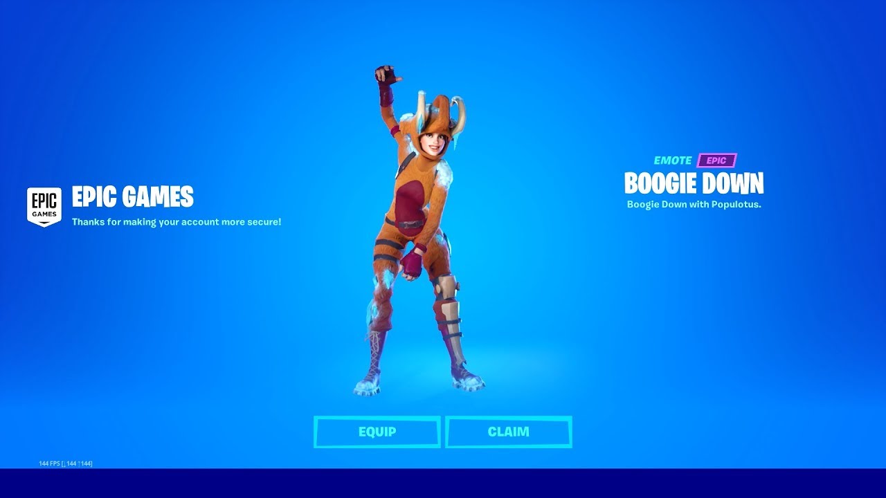 How to Enable Two-Factor Authentication And Unlock the Boogie Down Emote -  Fortnite Guide - IGN