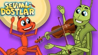 Karınca Ve Çekirge Masal Şarkısı Sevimli Dostlar Bebek Şarkıları Adisebaba Çocuk Şarkıları