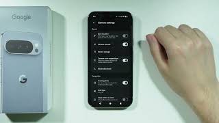 Google Pixel 10 Pro: कैमरे में लेवलर को कैसे चालू/बंद करें screenshot 4