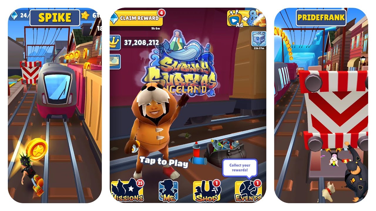 Subway Surfers - Chill out with Malik in his awesome Tusk Outfit