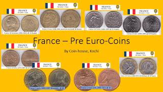 French Coins   Euros and Pre euro Coins 20 Coins