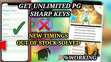 HOW TO GET UNLIMITED PG SHARP KEY|ALL ERRORS SOLVED|💯WORKING 😎😎😍🤩😱😱