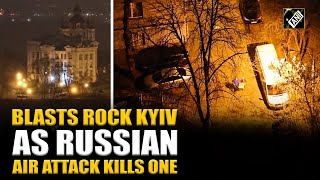 Blasts Over Kyiv Skyline As Russia Launches Air Attack On Ukraine, Killing 1, Injuring 11