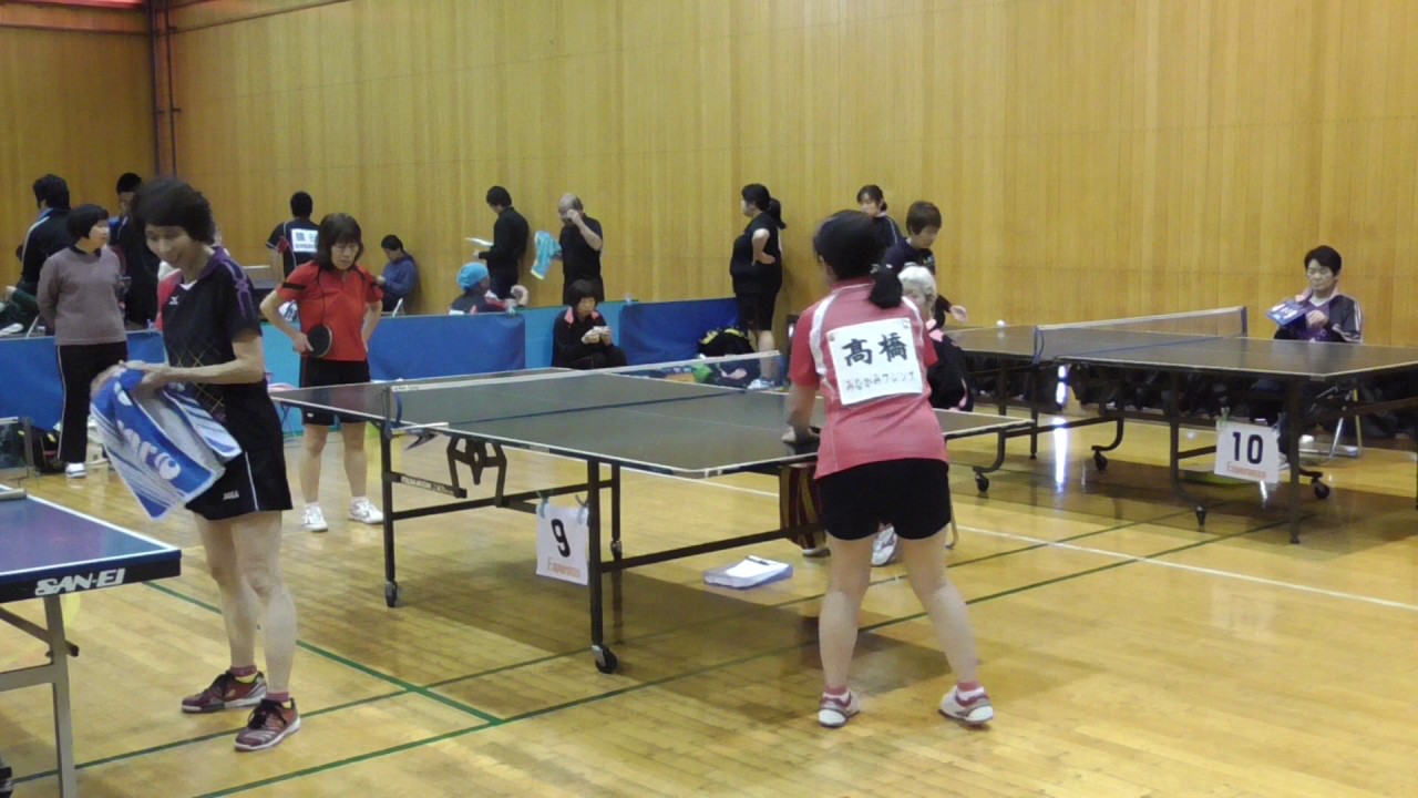 第34回esperanza卓球大会 女子eクラス戦 Youtube