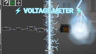 How to make a VOLTAGE METER ⚡ in Melon Playground