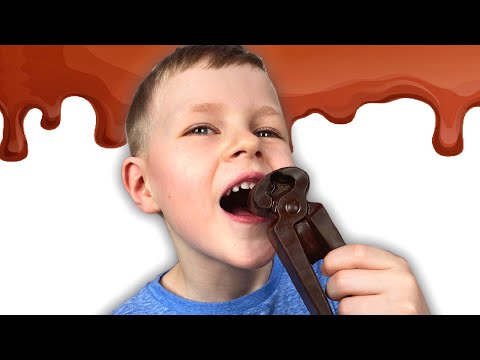 Sonya and brother staged a Chocolate Challenge| Funny kids videos