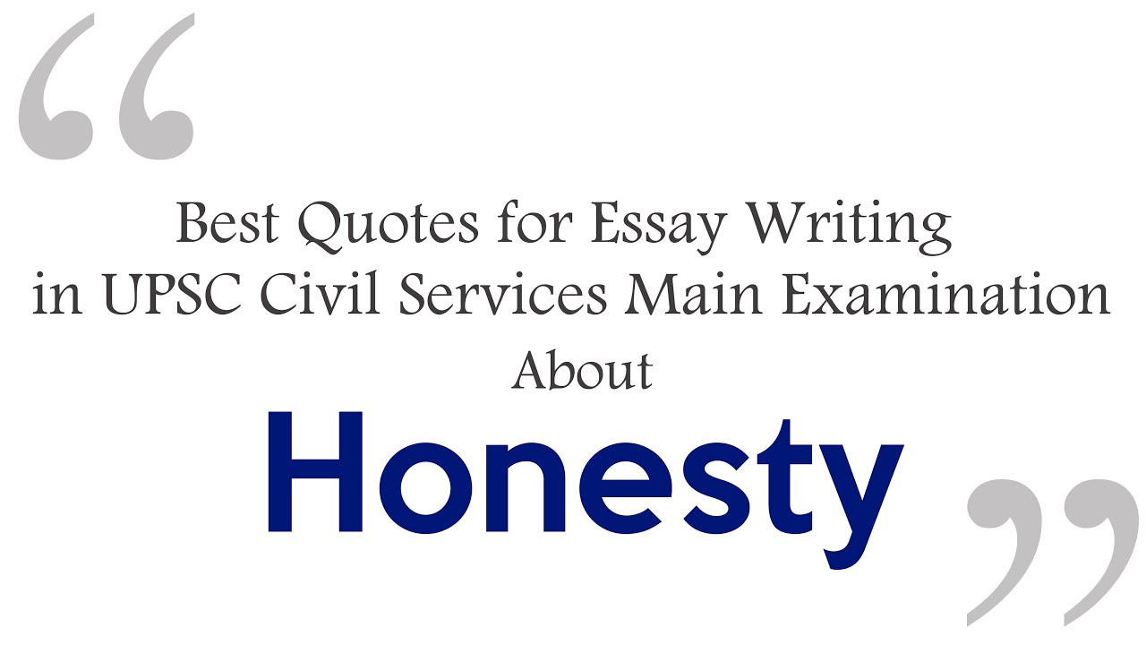 essay writing quotes for upsc