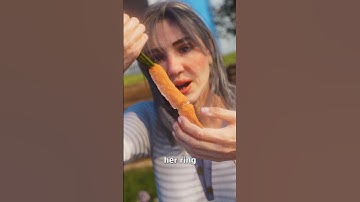 Diamond Ring Found On A Carrot 😮#shorts #facts #animation #trending