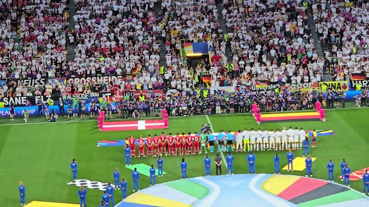 Germany 🇩🇪 National Anthem vs Denmark 🇩🇰 Euro 2024 in Dortmund on June 29