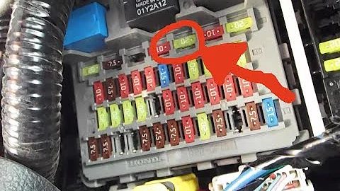 Honda Accord, Replace Fuse for 12V Accessory Power Outlet