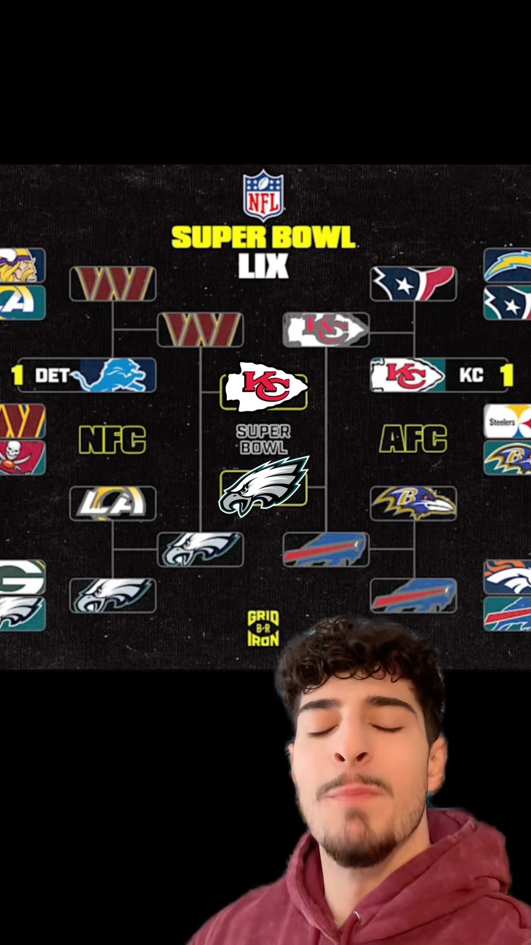 CHIEFS VS EAGLES SUPERBOWL REMATCH? #nfl #chiefs #lamarjackson #mahomes #jalenhurts #fexr