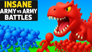 "MAX LEVEL in Mob Control! 🔥 Insane Army vs Army Battles!"