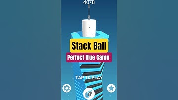 stack Ball Perfect Blue Game ✨️✨️#stackball#youtubeshorts #gaming #shortvideos #trending #gameplay