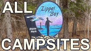 SCOUT Zippel Bay State Park - All Campsites (Williams, MN) [5-9-26]
