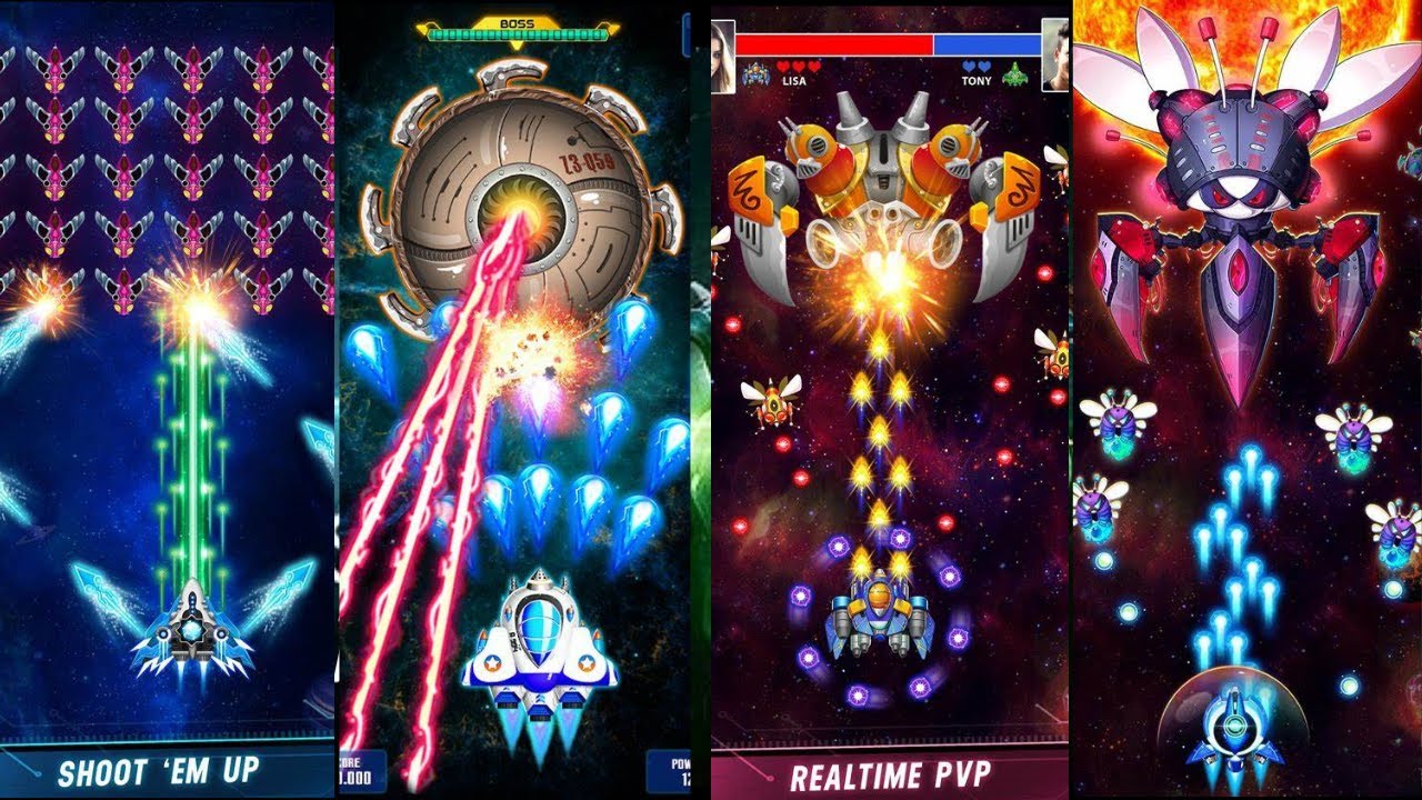Space shooter - Galaxy attack (2023) Gameplay Walkthrough No Commentary Android Ios Gaming