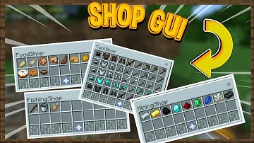 Xz Shop Gui V2 || Plugin pocketmine