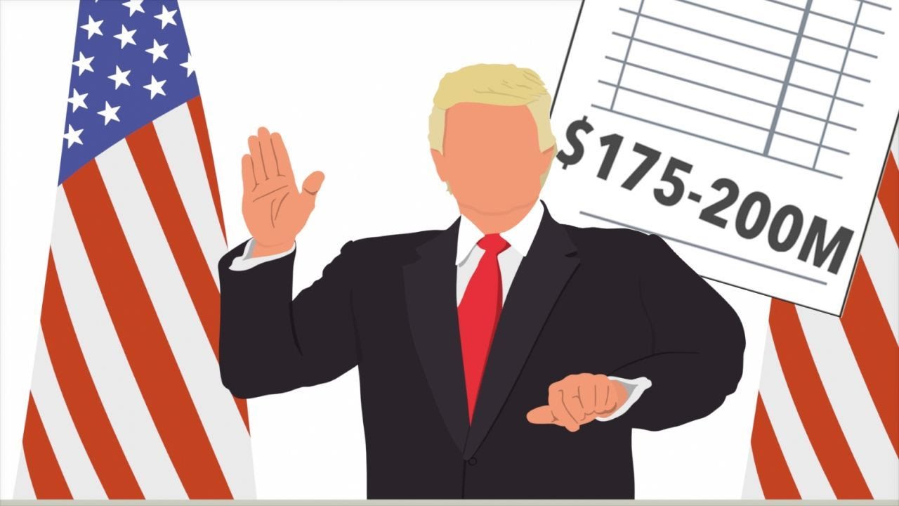 The numbers behind Trump's inauguration - YouTube