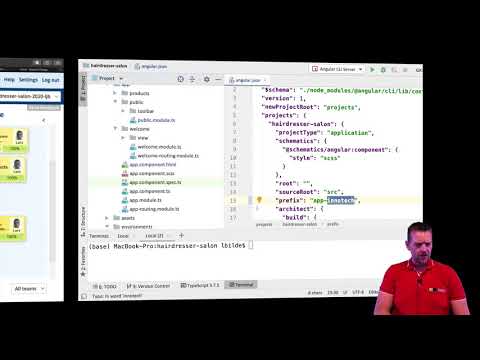 Hairdresser salon | Angular Fire | S2P11 |  Change default selector or tag prefix