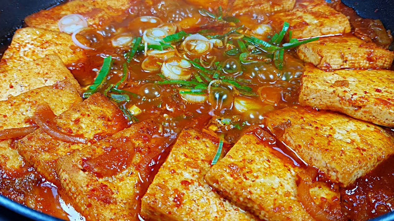 김치두부조림