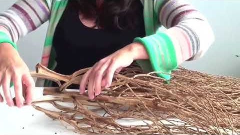 Random Weave Using Bangalow Palm Inflorescence