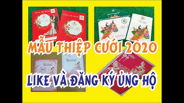 Làn Gió Mới/In thiệp cưới giá rẻ/In thiệp cưới đẹp/Thiệp cưới 2K - Phần 1
